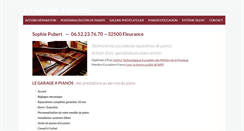 Desktop Screenshot of legarageapianos.com