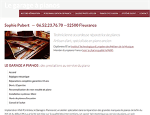 Tablet Screenshot of legarageapianos.com